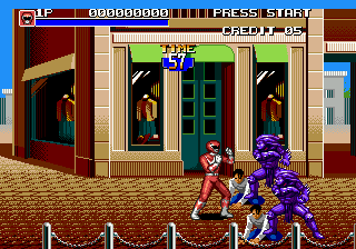 Mighty Morphin Power Rangers The Movie screenshot 5 for Super Nintendo